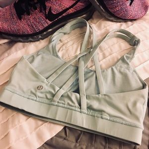 👗💙💚Lululemon Energy Bra Sea foam